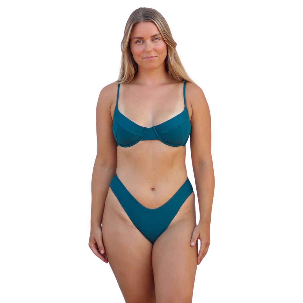 balconette bikini top timeless Finnish design sustainable swimwear